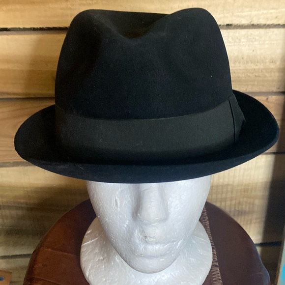 Stetson Other - Stetson 3X Beaver felt fedora size 7 1/4 black Mode Edge